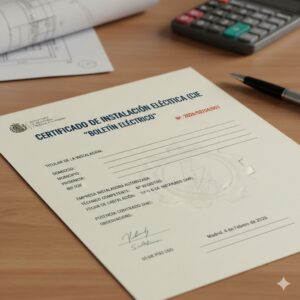 Certificado de Instalación Eléctrica (CIE)